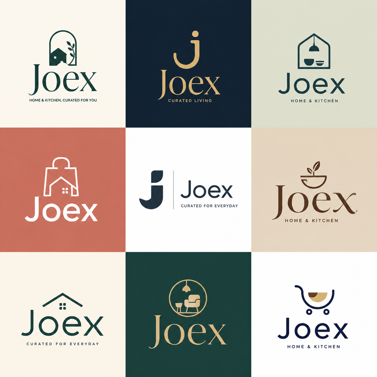 Joex brand exploration artboard